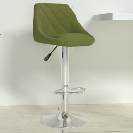 Tabouret de bar Vert clair Velours 