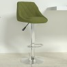 Tabouret de bar Vert clair Velours 