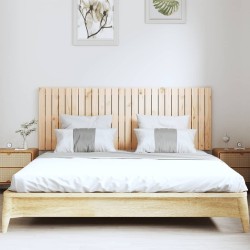 Tête de lit murale 166x3x60 cm Bois massif de pin 
