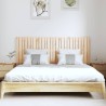 Tête de lit murale 166x3x60 cm Bois massif de pin 
