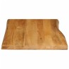 Dessus de table 70x60x2,5 cm bord vivant bois massif manguier 