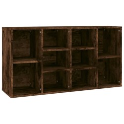 Banc à chaussures Chêne fumé 103x30x54,5 cm Bois d'ingénierie 