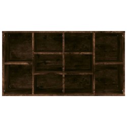 Banc à chaussures Chêne fumé 103x30x54,5 cm Bois d'ingénierie 