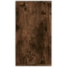 Banc à chaussures Chêne fumé 103x30x54,5 cm Bois d'ingénierie 