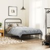 Tête de lit métal noir 107 cm 