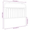 Tête de lit métal noir 107 cm 