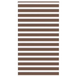 Store zèbre marron 130x230cm largeur du tissu 125,9cm polyester 