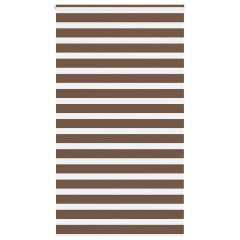 Store zèbre marron 130x230cm largeur du tissu 125,9cm polyester 