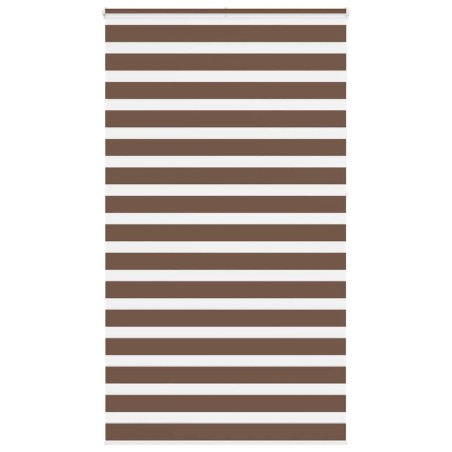 Store zèbre marron 130x230cm largeur du tissu 125,9cm polyester 