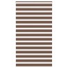 Store zèbre marron 130x230cm largeur du tissu 125,9cm polyester 