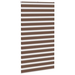 Store zèbre marron 130x230cm largeur du tissu 125,9cm polyester 
