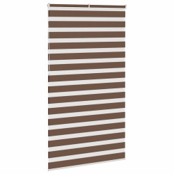 Store zèbre marron 130x230cm largeur du tissu 125,9cm polyester 