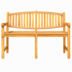 Banc de jardin 149,5x60x90 cm bois de teck solide 