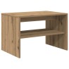 Meuble TV chêne artisanal 60x40x40 cm bois d'ingénierie 