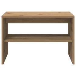 Meuble TV chêne artisanal 60x40x40 cm bois d'ingénierie 