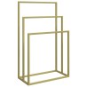 Porte-serviettes sur pied Doré 48x24x79 cm Fer 