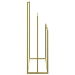 Porte-serviettes sur pied Doré 48x24x79 cm Fer 