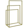 Porte-serviettes sur pied Doré 48x24x79 cm Fer 