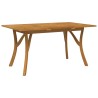 Table de jardin 150x90x75 cm Bois d'acacia solide 