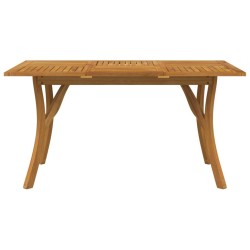 Table de jardin 150x90x75 cm Bois d'acacia solide 