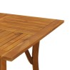 Table de jardin 150x90x75 cm Bois d'acacia solide 