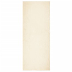 Tapis HUARTE à poils courts doux et lavable crème 80x200 cm 