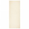 Tapis HUARTE à poils courts doux et lavable crème 80x200 cm 