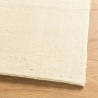 Tapis HUARTE à poils courts doux et lavable crème 80x200 cm 