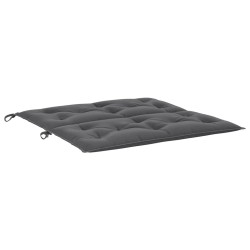 Coussin de banc de jardin anthracite tissu oxford 
