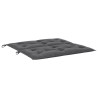 Coussin de banc de jardin anthracite tissu oxford 