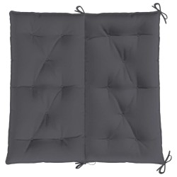 Coussin de banc de jardin anthracite tissu oxford 