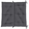 Coussin de banc de jardin anthracite tissu oxford 