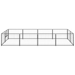 Chenil Noir 8 m² Acier 