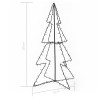 Arbre de Noël cône 160 LED d'intérieur/d'extérieur 78x120 cm 