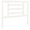 Tête de lit Blanc 106x4x100 cm Bois massif de pin 