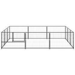Chenil Noir 9 m² Acier 
