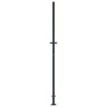Portail de jardin anthracite 105x205 cm conception de carré 