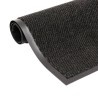 Paillassons rectangulaires 2 pcs 60 x 90 cm Noir 