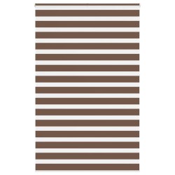 Store zèbre marron 140x230cm largeur du tissu 135,9cm polyester 