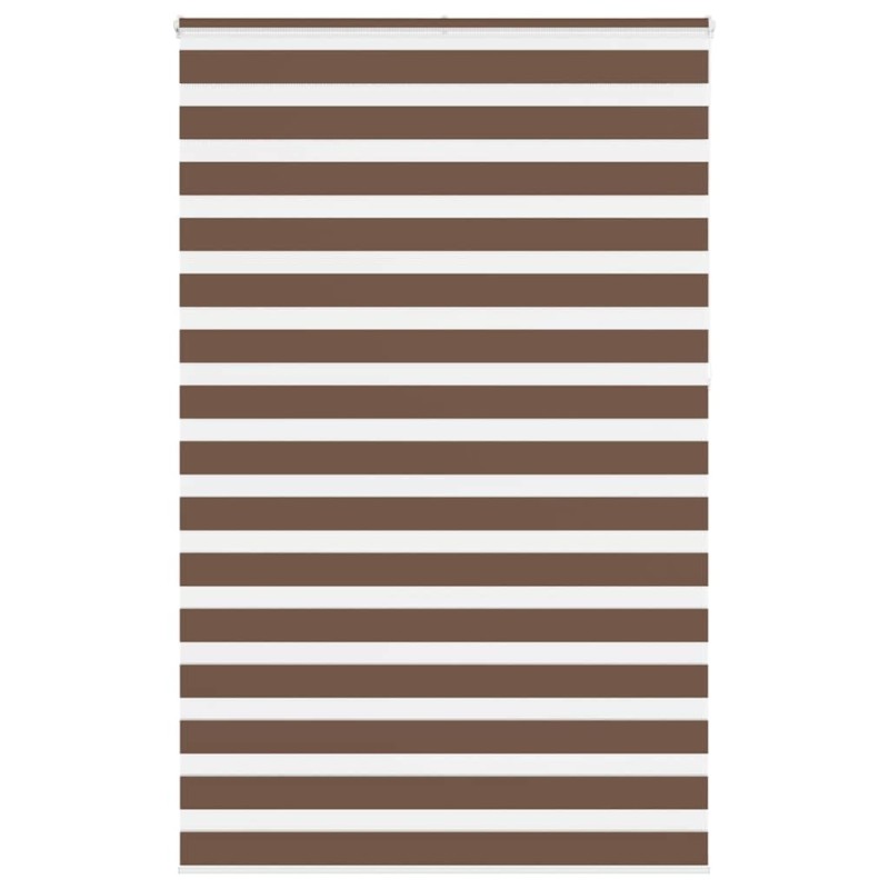 Store zèbre marron 140x230cm largeur du tissu 135,9cm polyester 