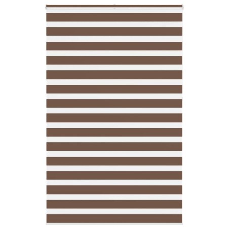 Store zèbre marron 140x230cm largeur du tissu 135,9cm polyester 