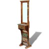 Miroir de couloir bois de récupération massif 47x23x180 cm 