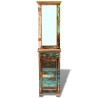 Miroir de couloir bois de récupération massif 47x23x180 cm 