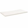 Dessus de bureau blanc 80x40x2,5 cm bois massif de pin 
