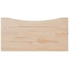 Dessus de bureau blanc 80x40x2,5 cm bois massif de pin 