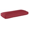 Coussin de Palette pour siège/dossier Rouge Vin 120x50x12 cm Tissu Oxford 