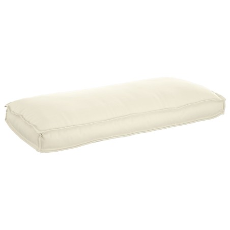 Coussin de palette pour siège/dossier Crème 120x50x12 cm Tissu oxford 