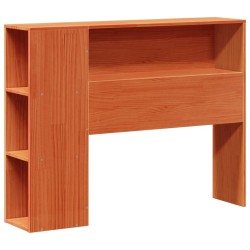 Cadre de lit sans matelas cire marron 90x190 cm bois pin massif 