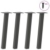 Pieds de table basse 4 pièces Anthracite 42 cm Acier 