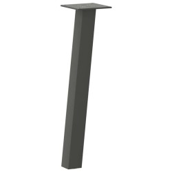 Pieds de table basse 4 pièces Anthracite 42 cm Acier 